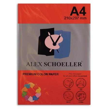ALEX FOTOKOPİ KAĞIDI A4 KIRMIZI RENK 500 LÜ PK ERKAM ALX650