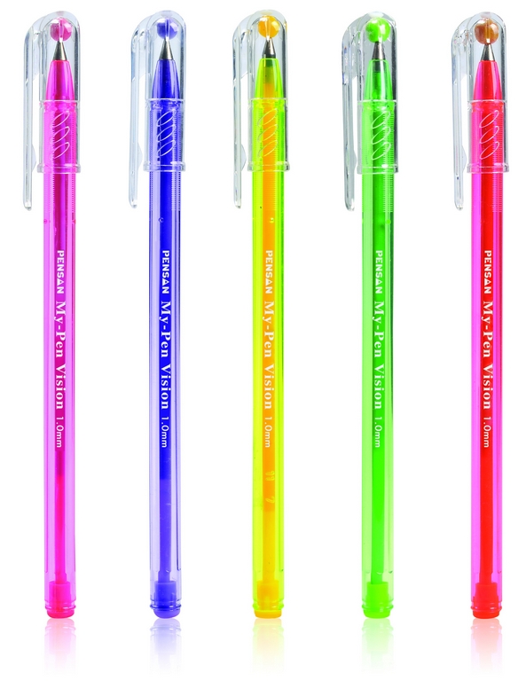 PENSAN PE02211TKPE MY-PEN RENKLİ TÜKENMEZ KALEM PEMBE 1 mm