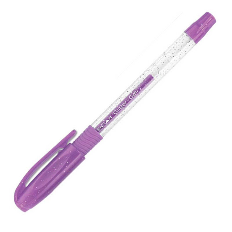 GLİTTER JEL SİMLİ TÜKENMEZ KALEM VIOLET 1 MM PENSAN-PE02228JKVI