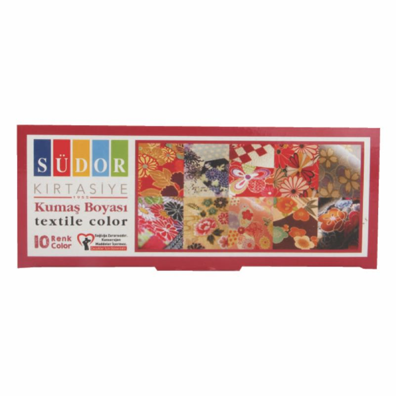 SÜDOR-SD940 KUMAS BOYA SET 25 ML 10 LU
