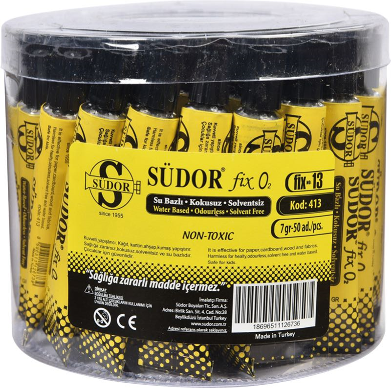 SÜDOR-SD413 SU BAZLI YAPISTIRICI FIX NO 3 7 GR