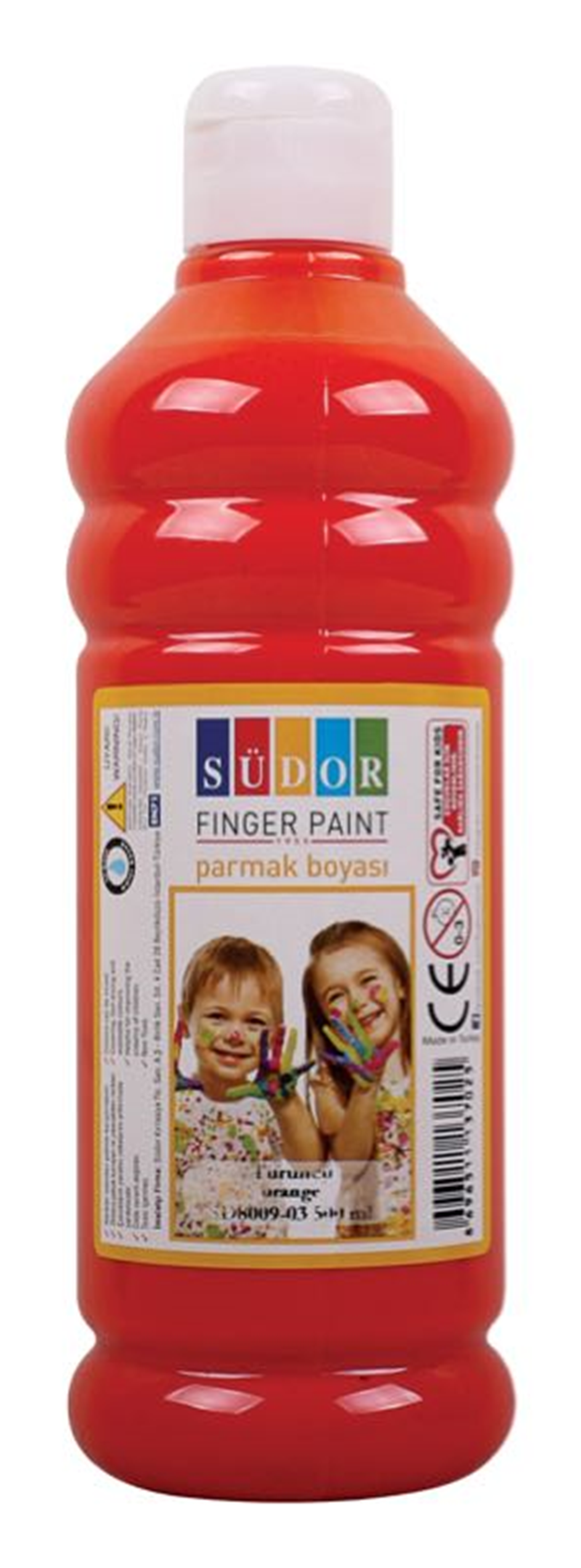 SÜDOR-SD8009 PARMAK BOYASI 500 ML TURUNCU