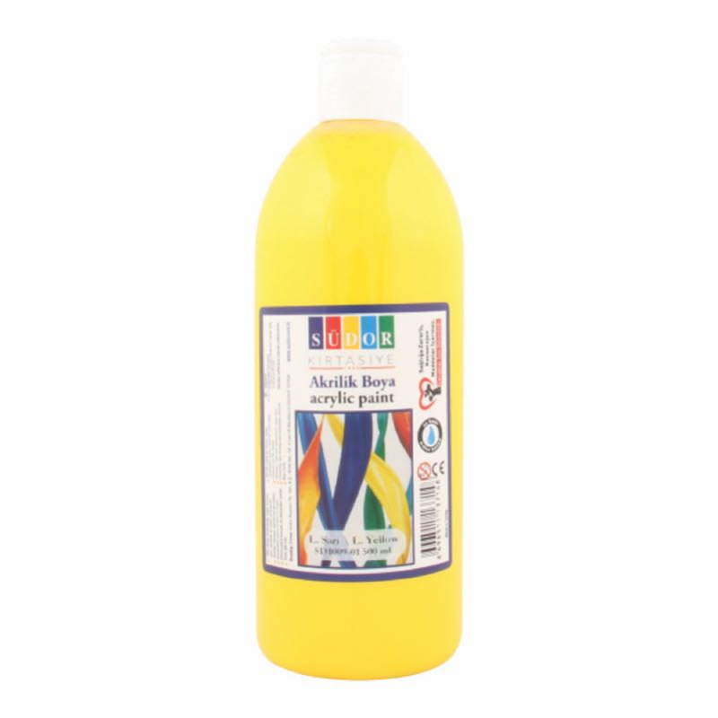 SÜDOR-SD1009 AKRILIK BOYA 500 ML LIMON SARI