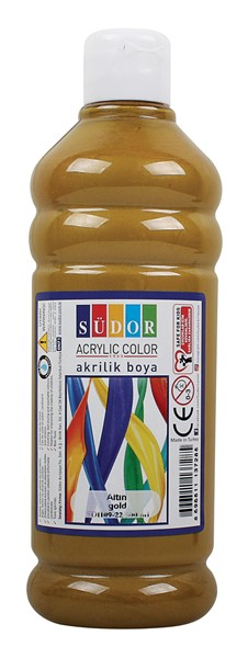 SÜDOR-SD1109 AKRILIK BOYA 500 ML ALTIN