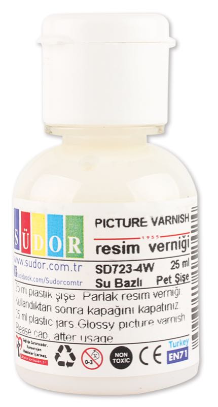 SÜDOR-SD723 SU BAZLI RESIM VERNIGI 25 ML
