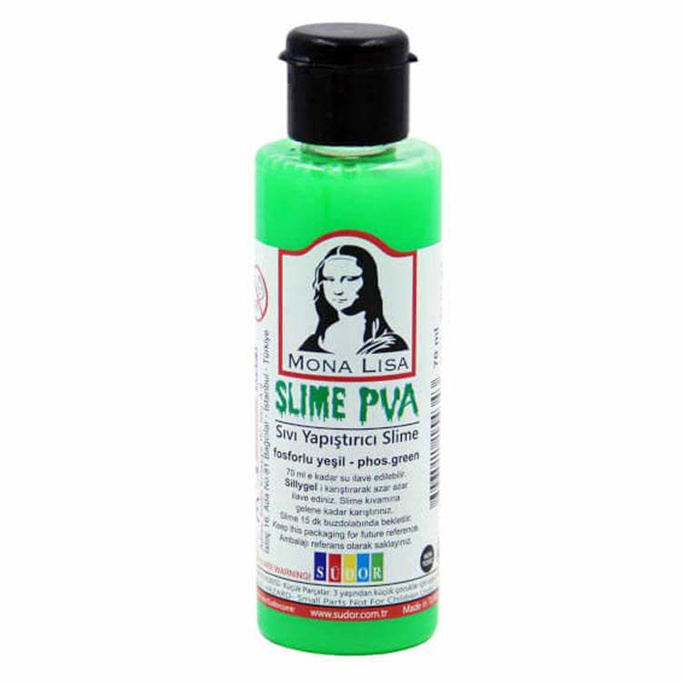 SIVI SLİME YAPIŞTIRICI 70 ML FOSFORLU YEŞİL SÜDOR-SL0114