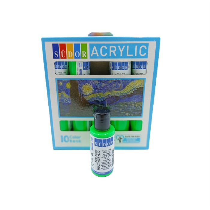 SÜDOR-SD11008 AKRİLİK BOYA 40 ML FOSFORLU YEŞİL
