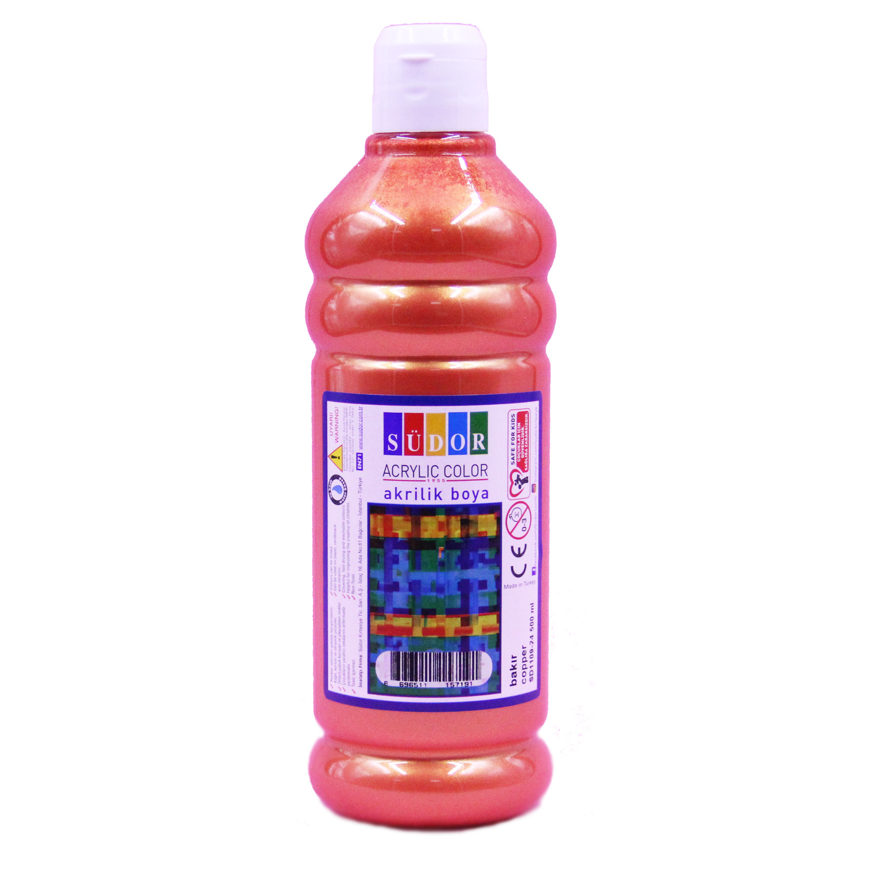 SÜDOR-SD1109 AKRILIK BOYA 500 ML BAKIR