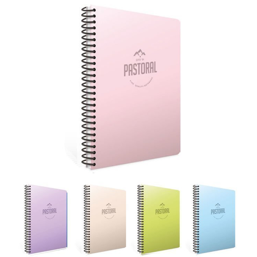 GIPTA-3-3618000-2011 PASTORAL SPİRALLİ PLASTİK KAPAK DEFTER A6 KARELİ 80 YP