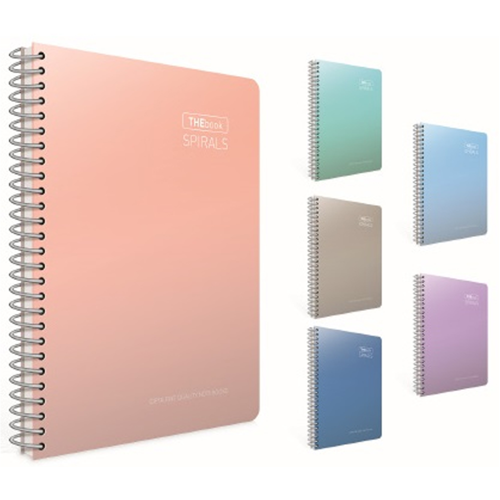 GIPTA-3-5498000-2011 THEBOOK SPİRALS SPİRALLİ SERT KAPAK DEFTER A4 ÇIZGILI 100 YP