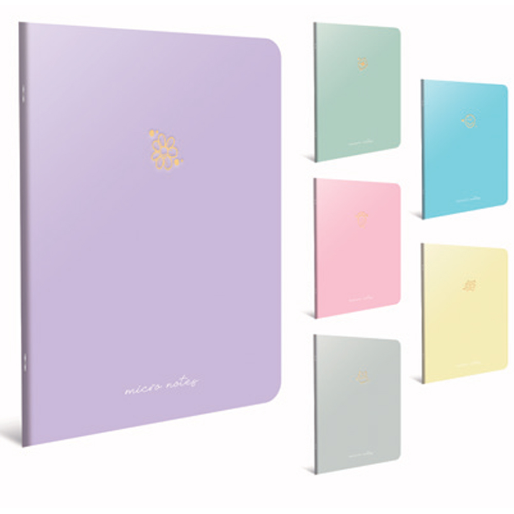 GIPTA-3-5803000-2011 MICRO NOTES TEL DİKİŞ KARTON KAPAK DEFTER A6 ÇİZGİSİZ 60 YP