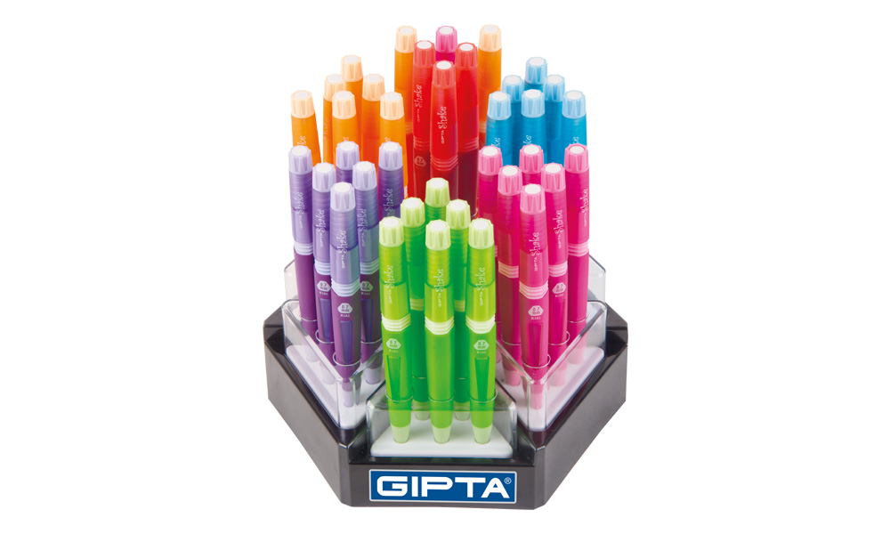 GIPTA-K181200 SHAKE 07 MM VERSATIL KALEM 6 RENKLI 36 LI SATND