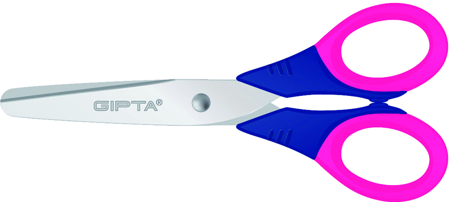 GIPTA-4-K705000-5001 ÇOCUK MAKASI KÜT UÇ YUMUŞAK SAP PLASTİK GÖVDE