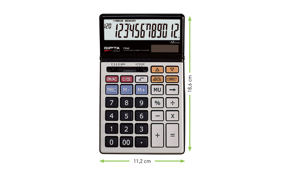 GIPTA-F304000 MASA TIPI HESAP MAKINASI 12 HANE