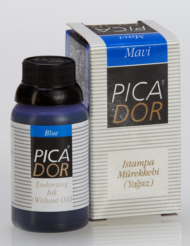 PICADOR-KE002 ISTAMPA MÜREKKEBI MAVI 500 CC
