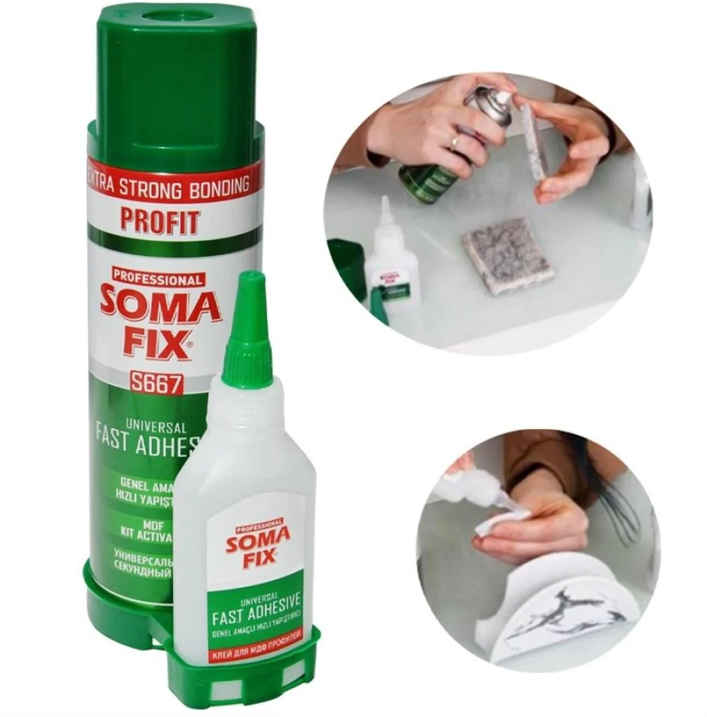 HIZLI YAPIŞTIRICI GENEL AMAÇLI 200 ML + 50 GR SOMAFİX - S663