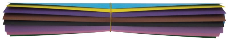 HILAL-1000782 SAN FON KARTONU 50X70 CM 100 GR KARISIK RENKLI 10 LU