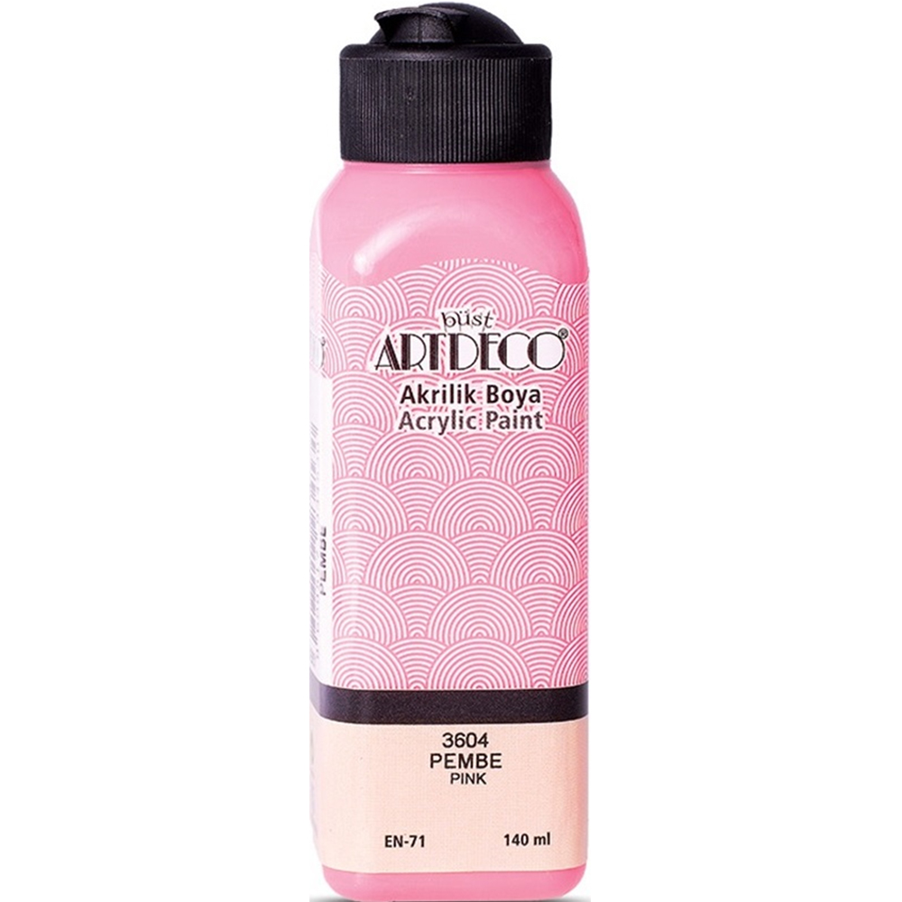 LISANS-Y070R30163604 ARTDECO AKRILIK BOYA 140 ML PEMBE