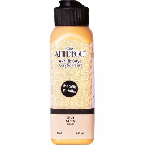 ARTDECO AKRİLİK BOYA 140 ML ALTIN RENK LİSANS - 3721