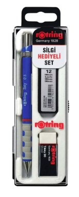 ROTRİNG TİKKY MİN SİLGİ 3'LÜ OKUL SETİ 05 MM MAVİ RO-KK0705M