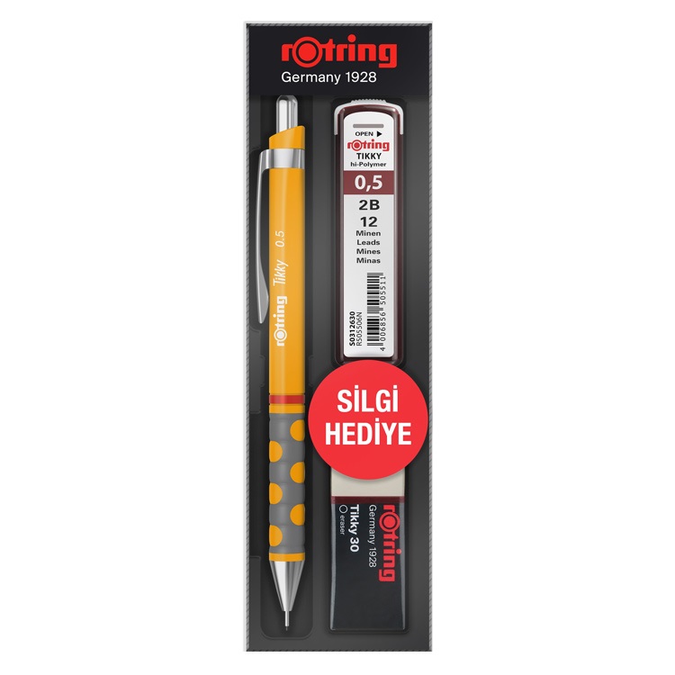 ROTRİNG TİKKY RD 05 MM+MİN SİLGİ HEDİYELİ  MANGO TURUNCU RO-KK07-05-MANGO