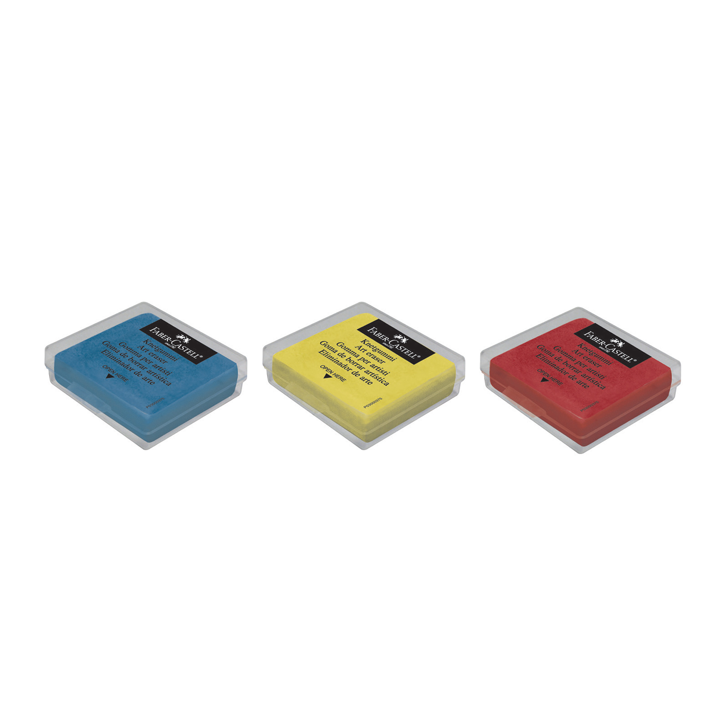 FABER-5130127321000 PLASTIK KUTULU HAMUR SILGI RENKLI