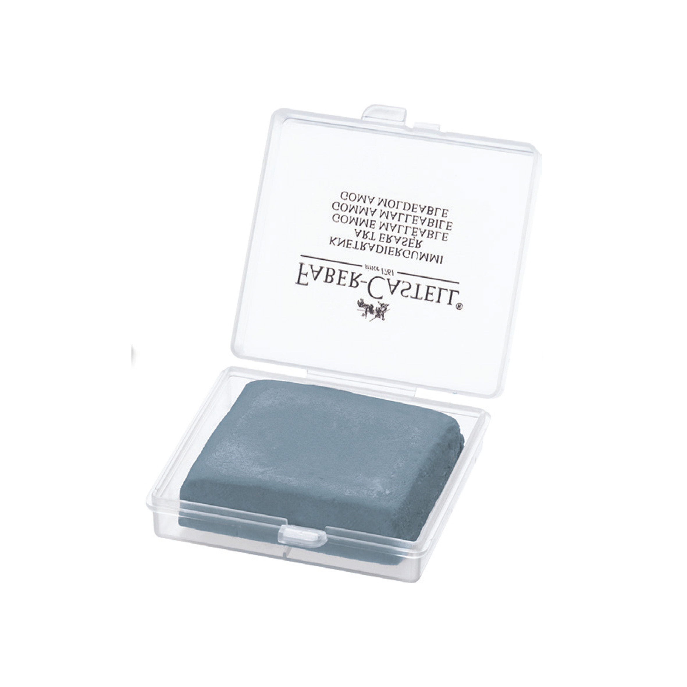 FABER-5130127220000 PLASTIK KUTULU HAMUR SILGI GRI