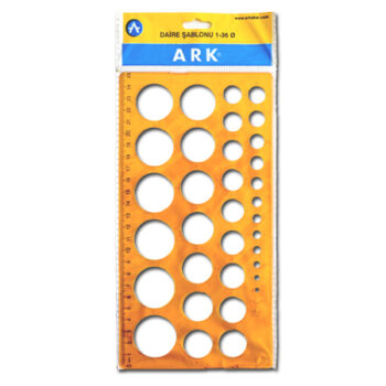 ARK-085 PLASTIK DAIRE SABLONU 24 LÜ