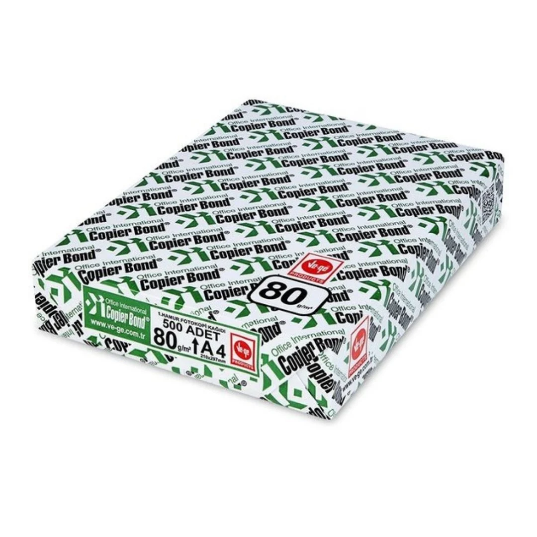 VEGE-0001 COPIER BOND A4 FOTOKOPI KAGIDI 80 GR 500 LÜ