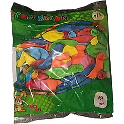 ATOM-0001 GEMAR NORMAL RENKLI BALON 100 LÜ 9A