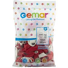 ATOM-0003 GEMAR BASKILI ATALI BALON 100 LÜ 14A