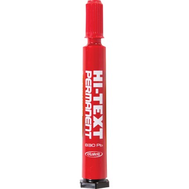 DERYA-830PBK HITEXT MARKER YUVARLAK UÇ KIRMIZI