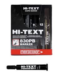 DERYA-830PBS HITEXT MARKER YUVARLAK UÇ SIYAH