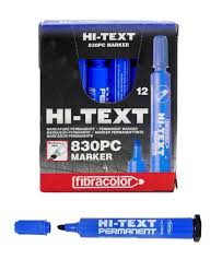 DERYA-830PCM HITEXT MARKER KESIK UÇ MAVI