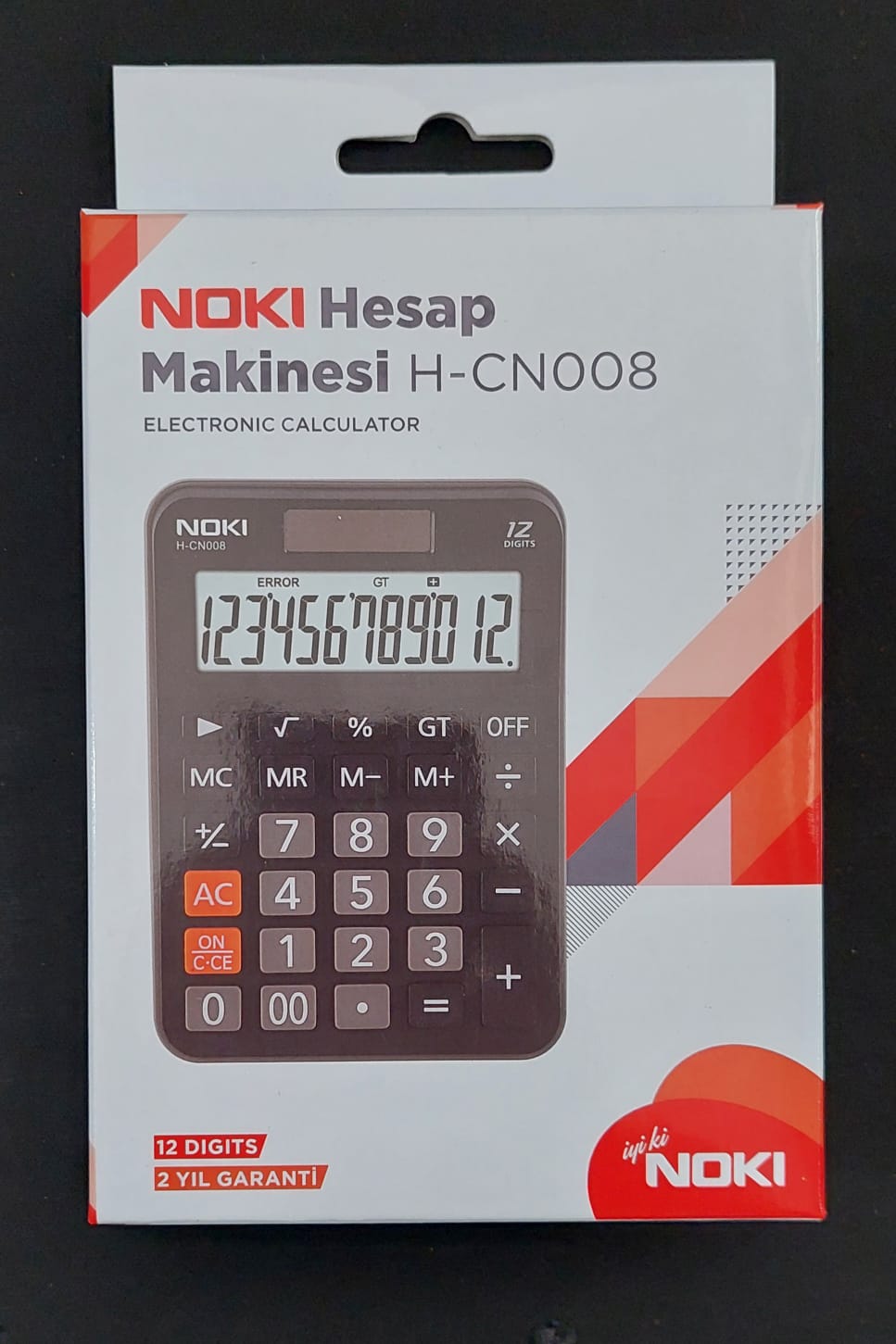 DERYA H-CN008 HESAP MAKİNESİ 12 DGT
