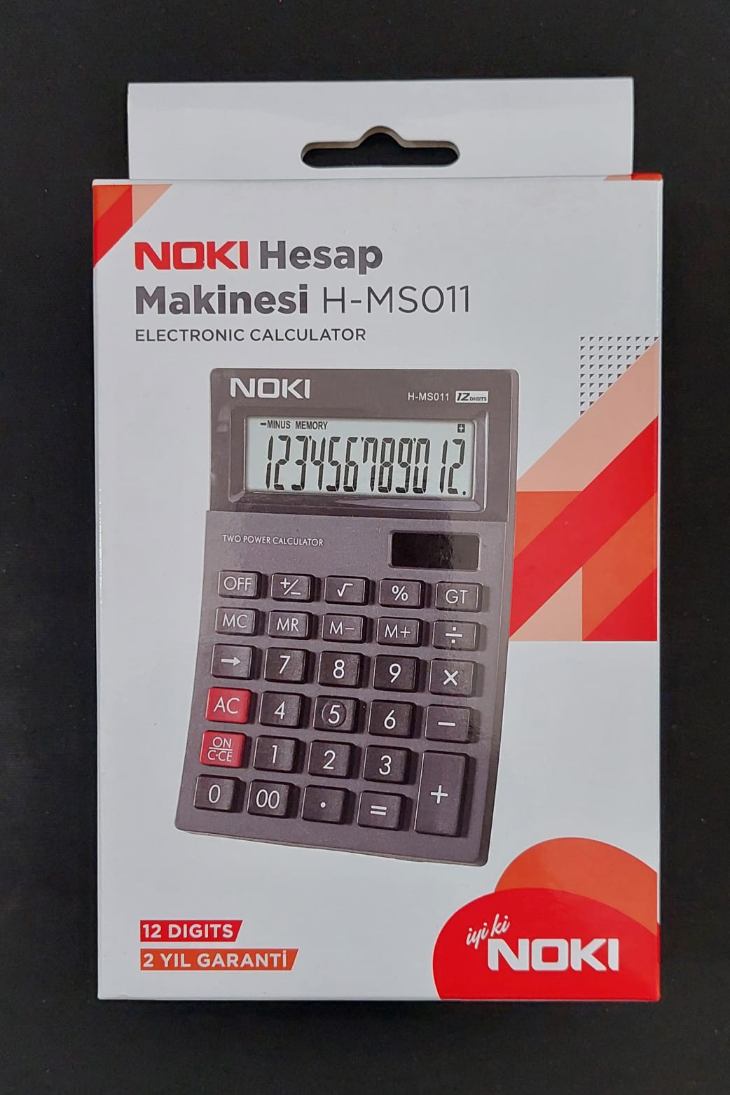 DERYA H-MS011 HESAP MAKİNESİ 12 DGT