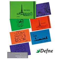 DFN-1643 RESIM DEFTERI PP KAPAK 25 YP 34X48 CM