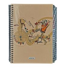 FUNCY ÇİZGİLİ DEFTER SERT KAPAK SİPİRALLİ 120 17X24 CM DEFNE-5795