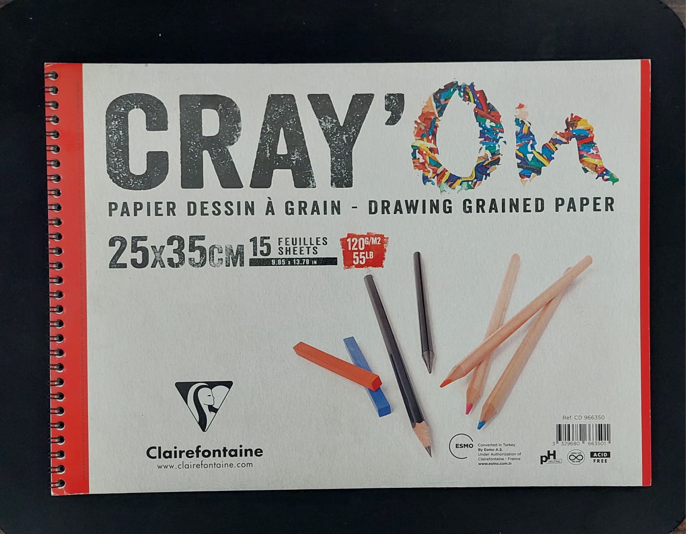 23,5-CD966350 RESIM DEFTERI 15 YP CRAY ÖN ÇIZIM BLOK 25X35 CM 120 GR 6 LI