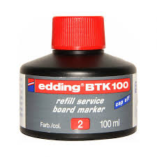 EDDING-BTK100 TAHTA KALEM MÜREKKEBI KIRMIZI 100 ML