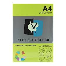 ERKAM-ALX-721 ALEX A4 FOSFORLU FOTOKOPI KAGIDI 500 LÜ YESIL