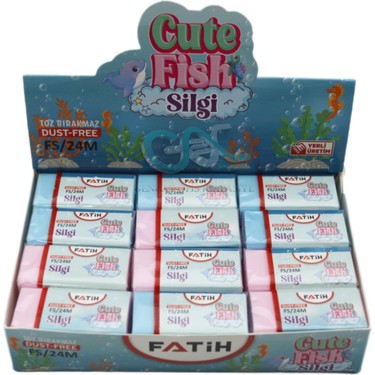 FATİH SİLGİ CUTE FİSH PVC SOFT FS24 24 LÜ - FA37083SLMK