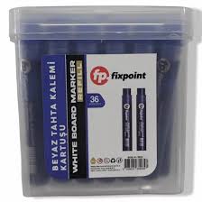FIXPOINT-P9922 BEYAZ TAHTA KALEMI KARTUSU REFIL MAVI 36 LI