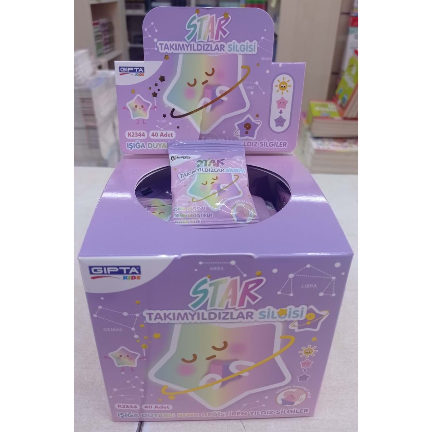 SİLGİ STAR CHANGE COLOR 40 LI KUTU - K2344 - GIPTA