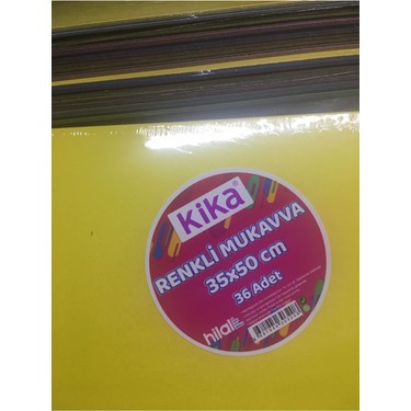 HILAL-1000144 KIKA RENKLI MUKAVVA 35X50 CM 36 LI