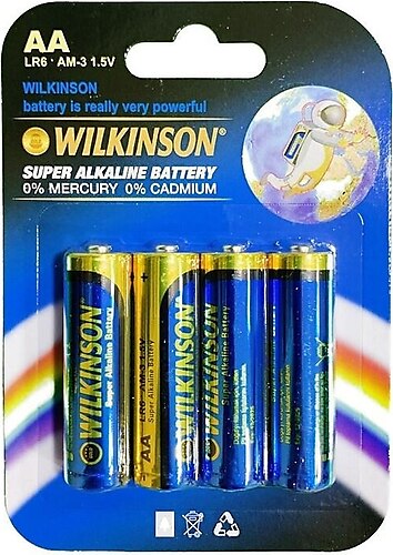 WILKINSON-0003 WILKINSON ALKALIN KALEM PIL  4 LÜ