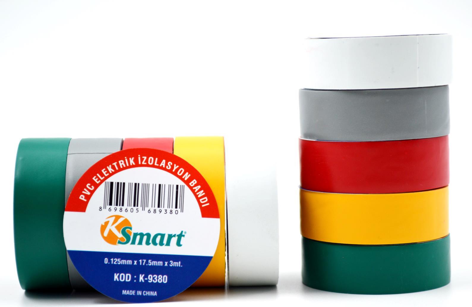 PSTL-0093 KSMART ELEKTRIK BANDI RENKLI 3 MT
