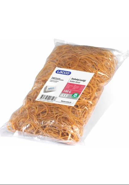 AMBALAJ LASTİĞİ YÜZDE YÜZ KAUÇUK 500 GR LACCO - 655
