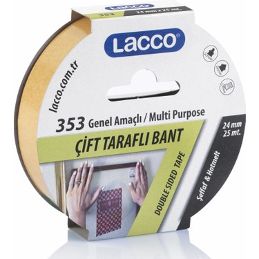 32 - 353 Çift Taraflı Bant   24 mm * 25 m.