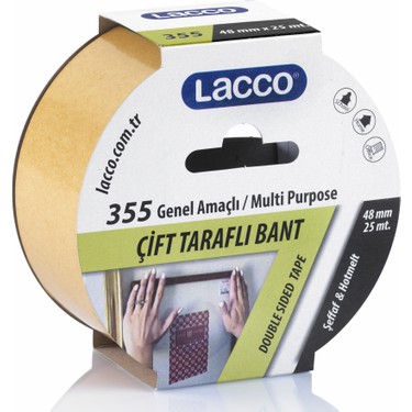 32 - 355 Çift Taraflı Bant   48 mm * 25 m.